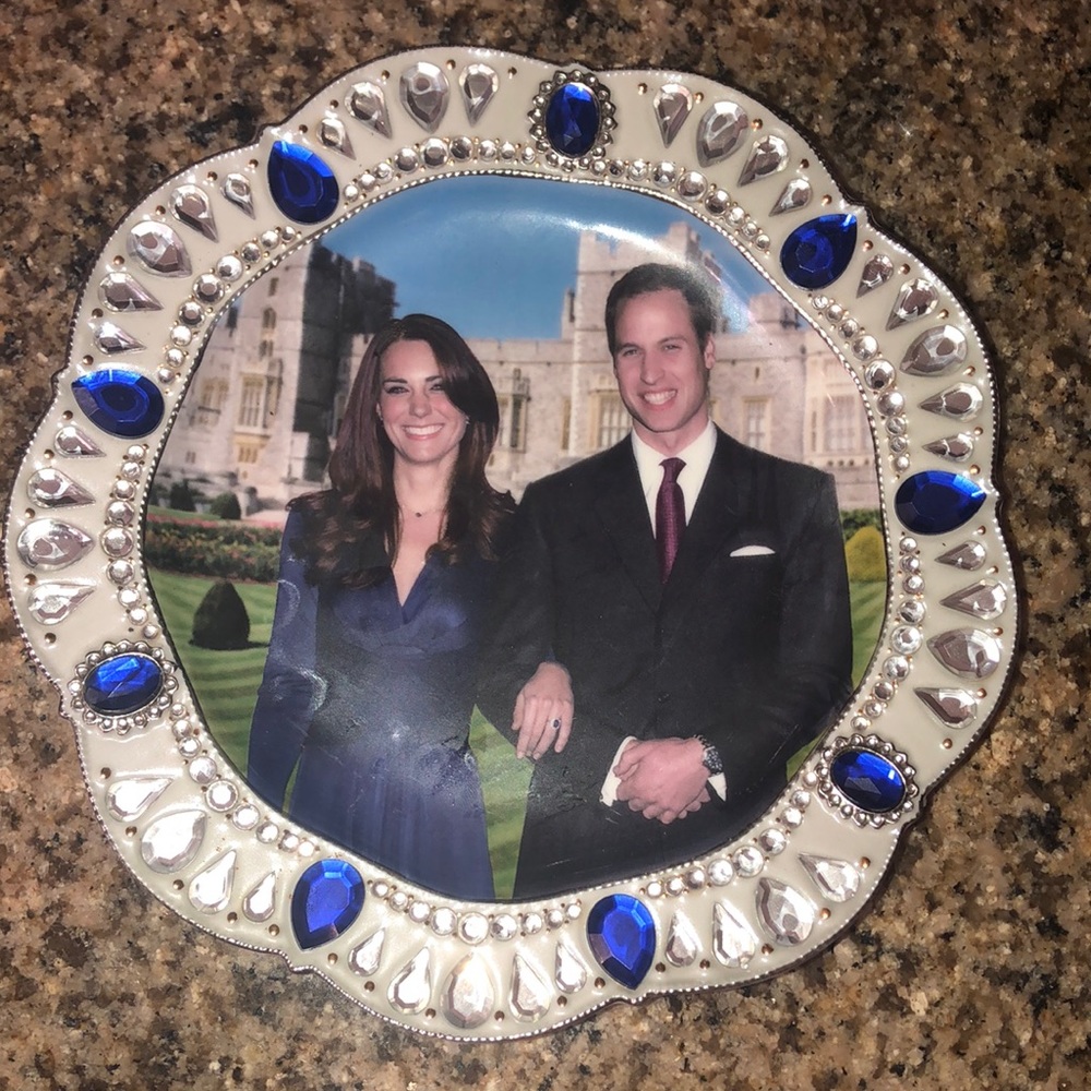 William and Kate Engagement Plate